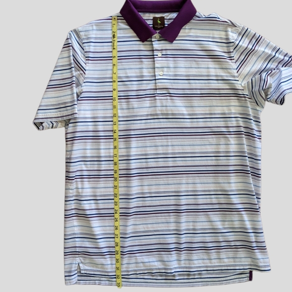 Tailorbyrd Striped Polo Shirt 2XLT - Picture 6 of 6